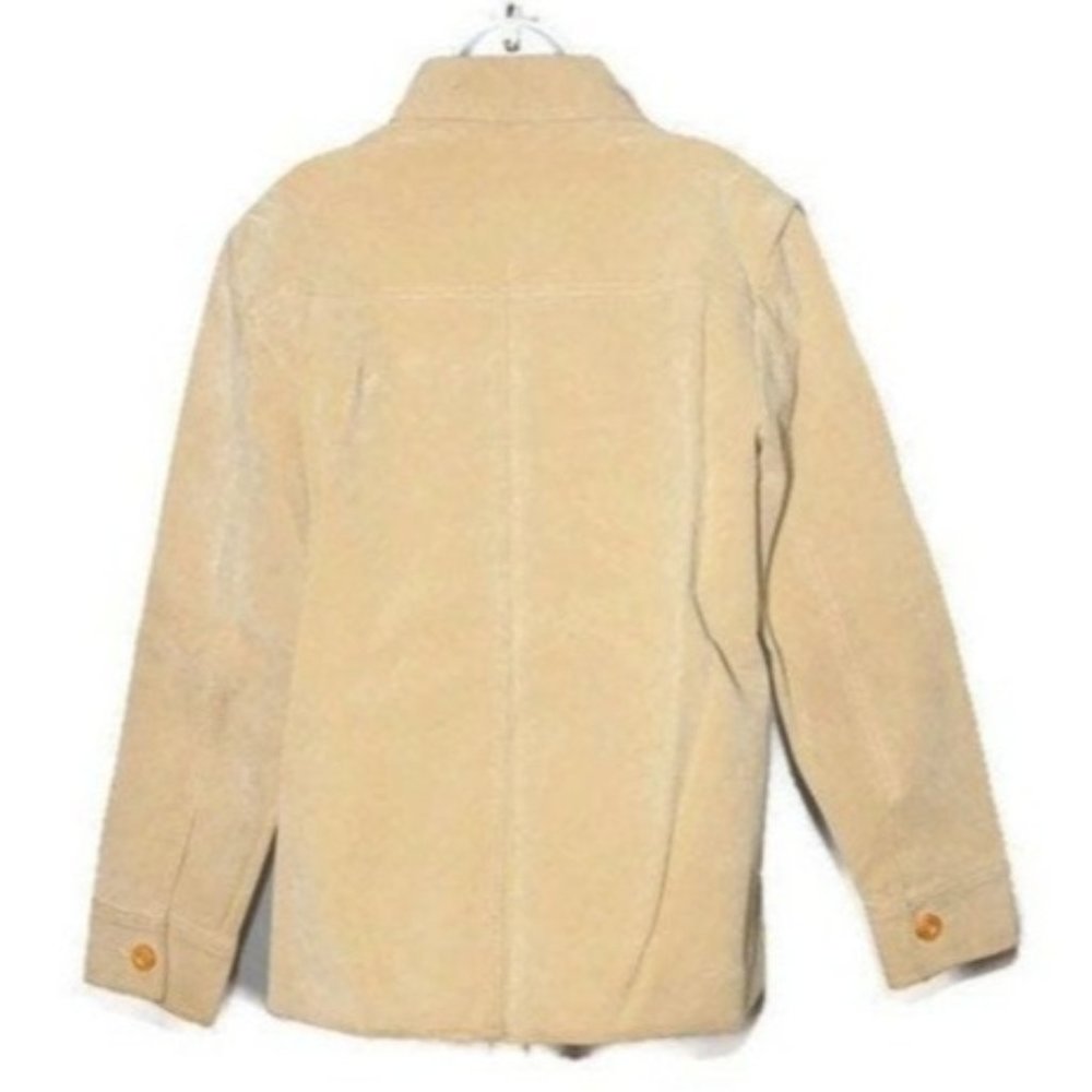 Vintage Pacific Trail Sportswear Coat Men's Size Large‎ PVC Suede Wood Buttons - Picture 3 of 10